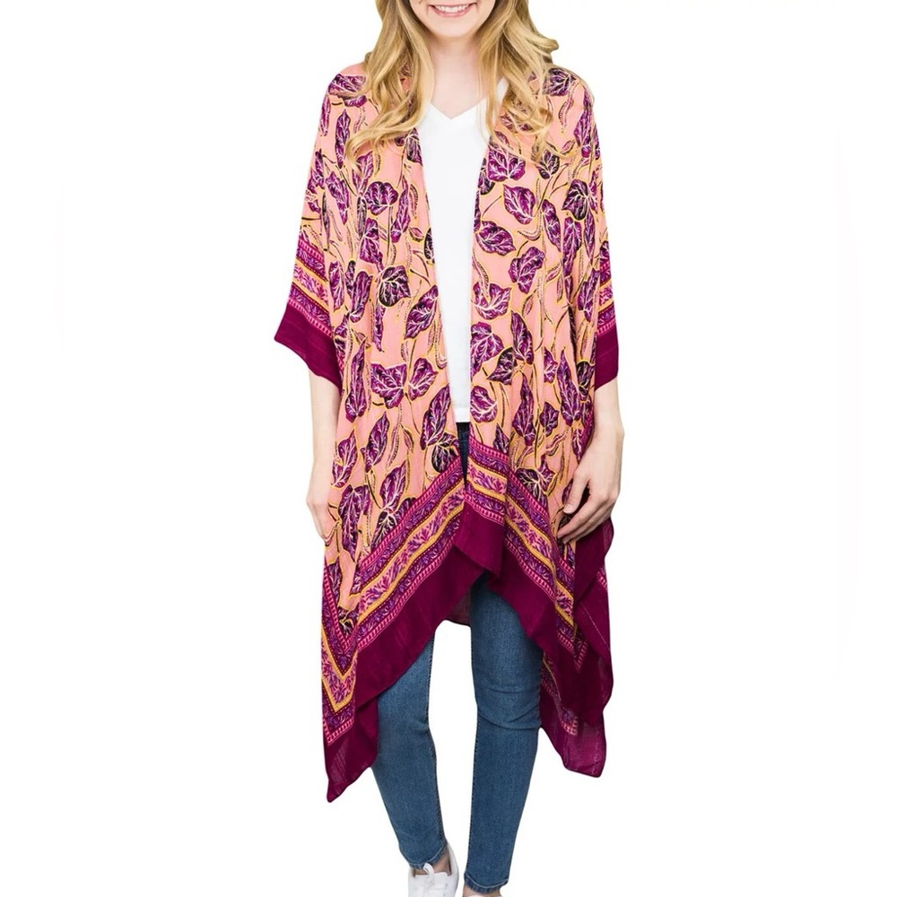Rachel Roy Floral Kimono Cardigan